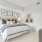 bright bedroom fits king sized bed
