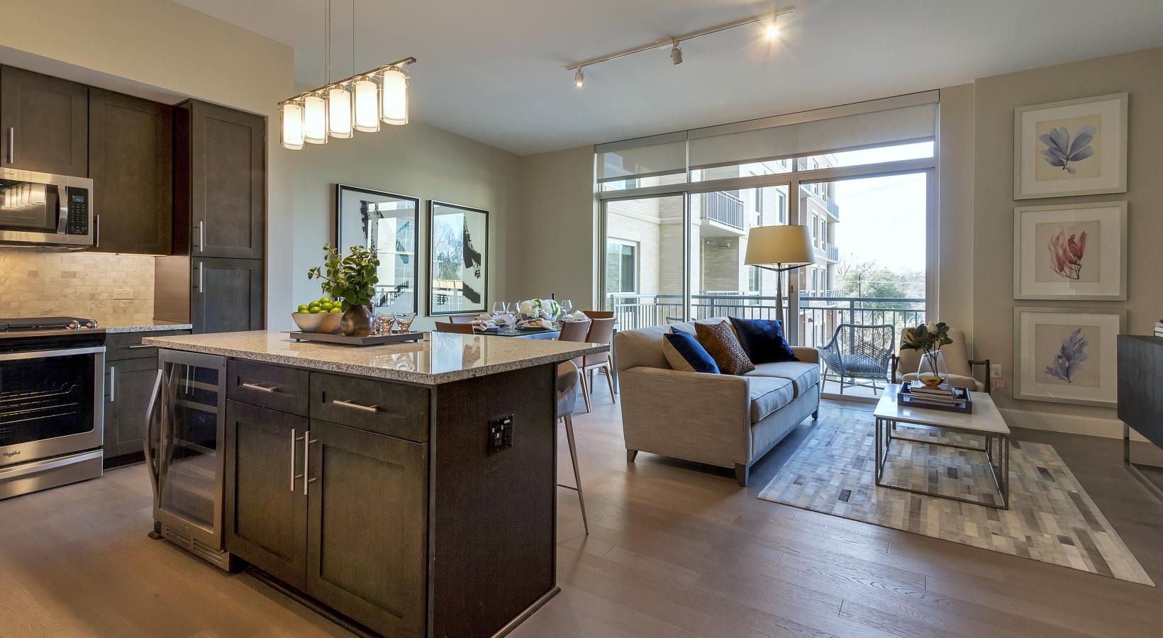 Wide open living areas perfect for entertaining a large kitchen with a large island
