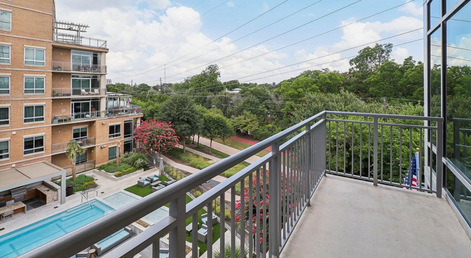 The essence of exceptional living a building with a fence and trees